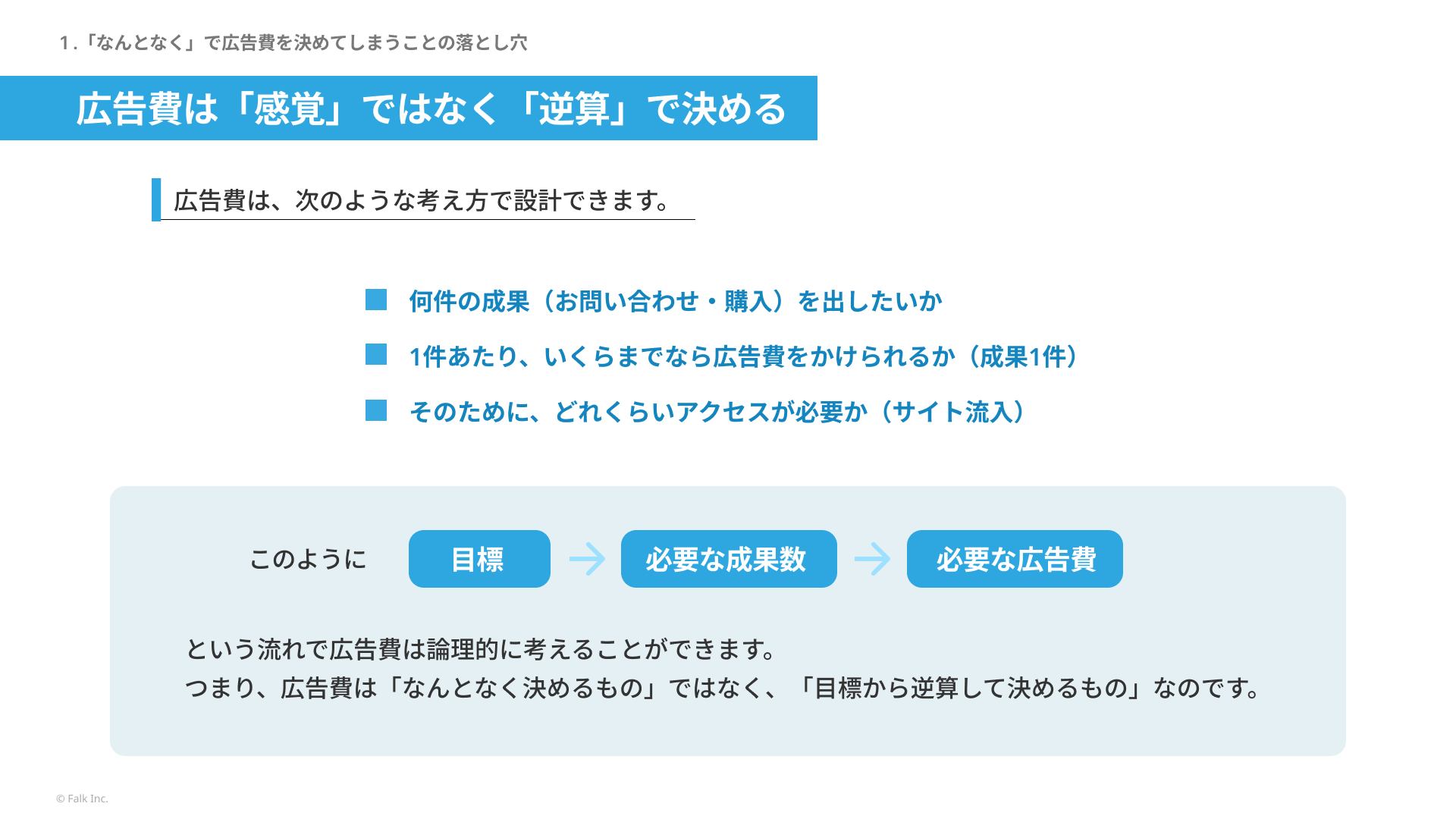失敗しない広告費の決め方ガイド サンプル1